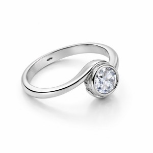 Cincin Perak 925 Simple Elegant Model RL011A untuk Wanita